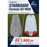 Prancha Formula Starbord 167 WIDE - USADA 228 x 100,5